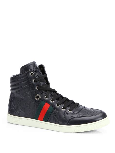 men's gucci high tops|Men's Designer High.